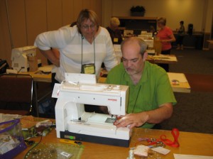 Terry, our Janome Professional Educator and sewing machine guru!