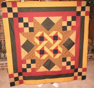 Liz Vicker's mystery quilt from the 2008 AQS Quilt Show in Des Moines