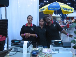 Barbara's friendly staff at "Itz All Good"