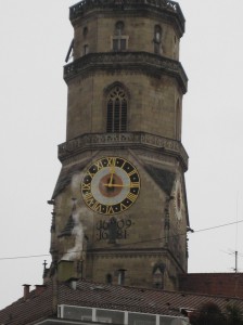 One of the local landmarks, the clock tower.