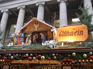 What's this? A nativity AND Gluhwein? Only in Germany...