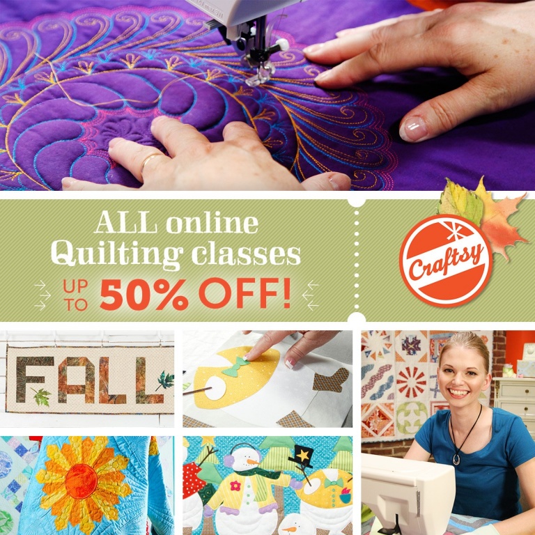 Craftsy Fall sale