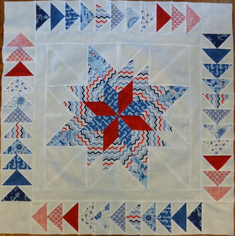 Variable Pinwheel Lonestar block