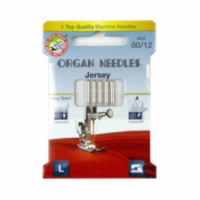 Organ Needles Jersey Size 80/12 Eco Pack