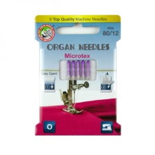 Organ Needles Microtex Size 80/12 Eco Pack