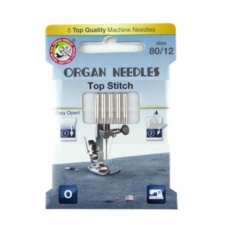 Organ Needles Top Stitch Size 80/12 Eco Pack